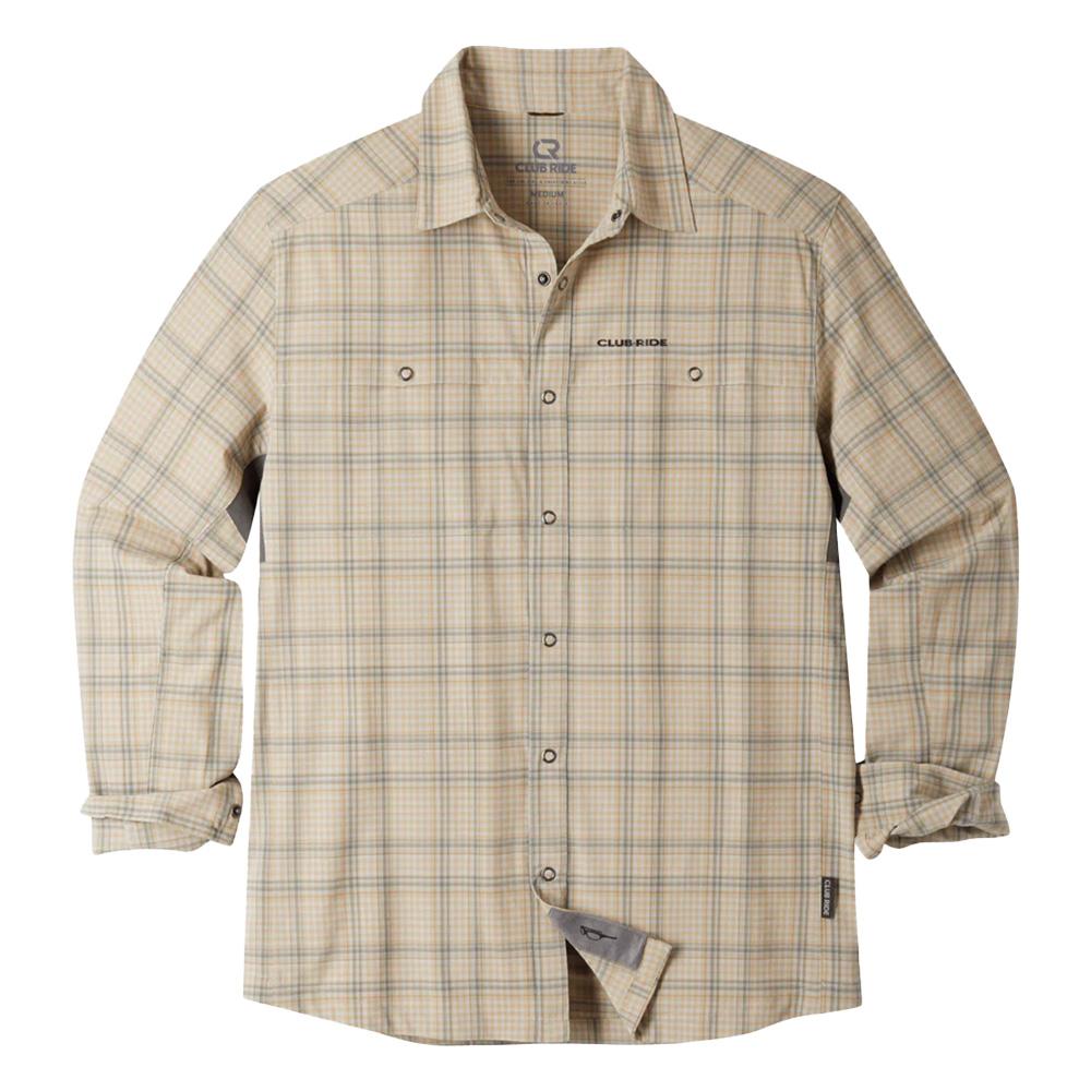 Club Ride Quest Long Sleeve Shirt Men's in Sand Dune